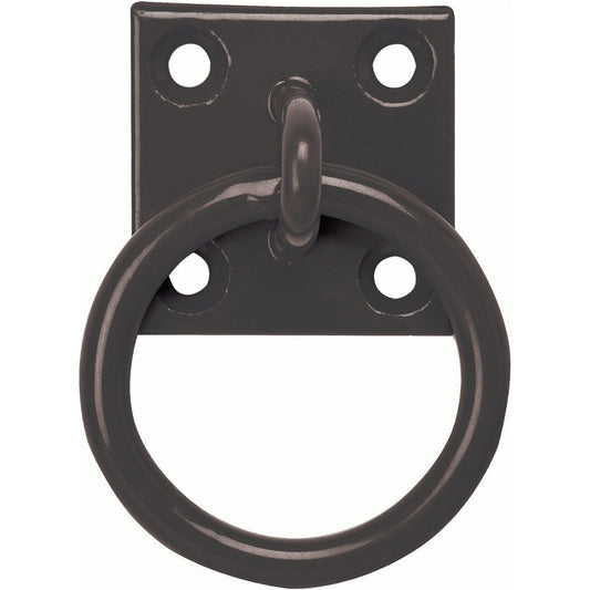 Tie Ring On Plate Black x10 - North East Pet Shop Perry Equestrian