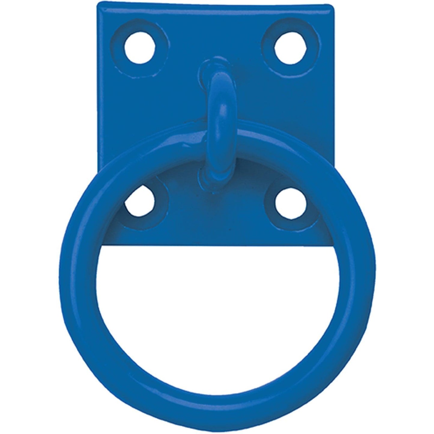 Tie Ring On Plate Blue - North East Pet Shop Perry Equestrian