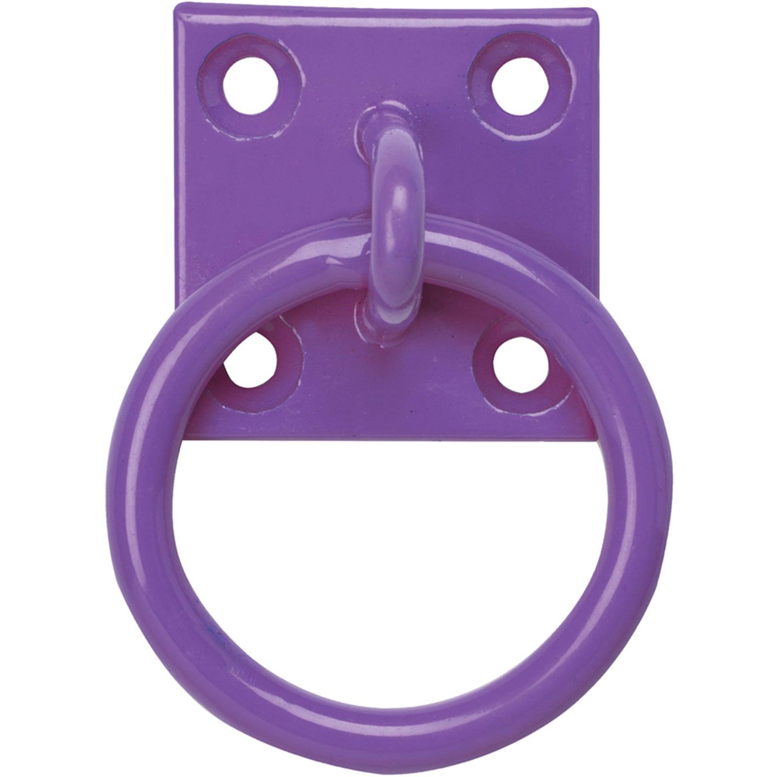 Tie Ring On Plate Purple x10 - North East Pet Shop Perry Equestrian