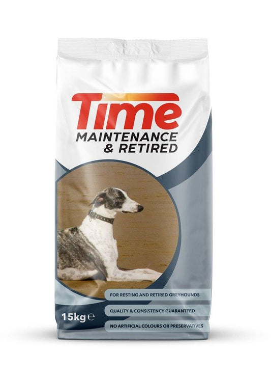 Time Greyhound Maintenance & Retired 15kg - North East Pet Shop Time