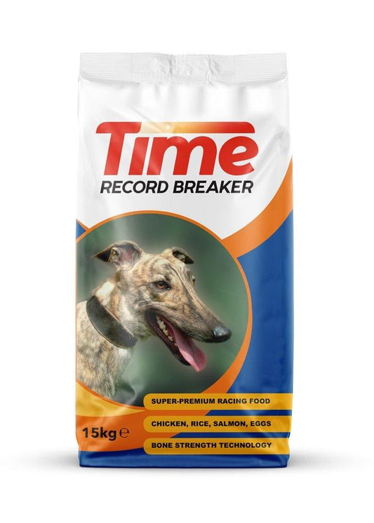 Time Greyhound Record Breaker 15kg - North East Pet Shop Time