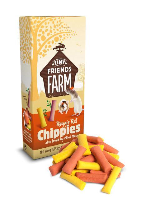 Tiny Friends Farm Reggie Rat Chippies 8x120g - North East Pet Shop Supreme Pet Food