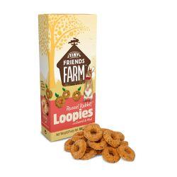 Tiny Friends Farm Russel Rabbit Loopies Carrot & Mint, 100g - North East Pet Shop Tiny Farm Friends