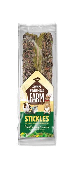 Tiny Friends Farm Stickles Tim Hay8x100g - North East Pet Shop Supreme Pet Food