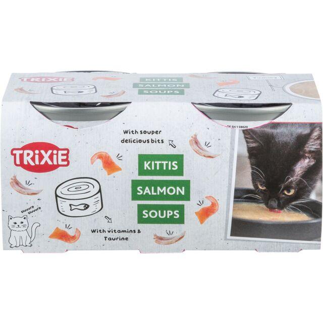 Trixie Cat Soup - Shrimp Soup 4 × 80 g - North East Pet Shop Trixie