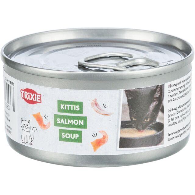 Trixie Cat Soup - Shrimp Soup 4 × 80 g - North East Pet Shop Trixie