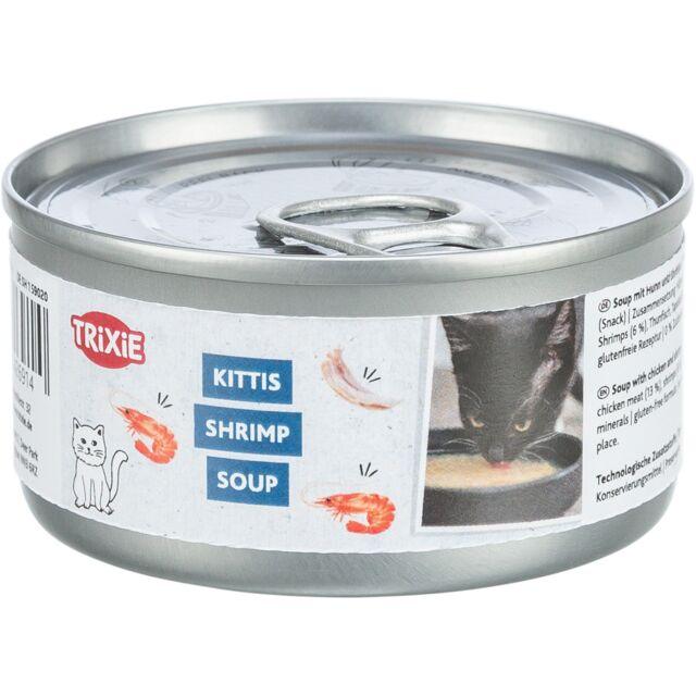 Trixie Cat Soup - Shrimp Soup 4 × 80 g - North East Pet Shop Trixie