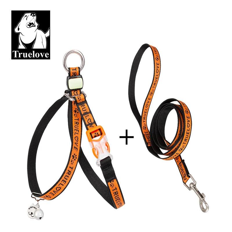 Truelove Pet Harness Leash Set No Escape Proof Soft Waking Adjustable Vest for Puppy Comfortable Outdoor Lightweight TLH3911 - North East Pet Shop Truelove