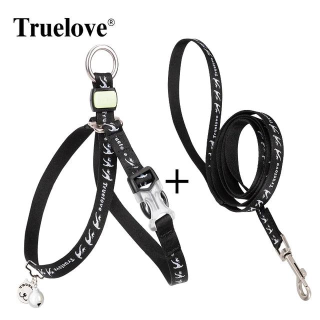 Truelove Pet Harness Leash Set No Escape Proof Soft Waking Adjustable Vest for Puppy Comfortable Outdoor Lightweight TLH3911 - North East Pet Shop Truelove