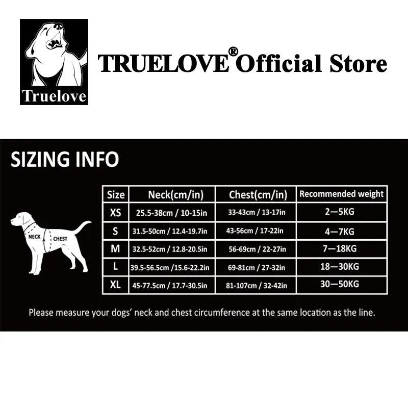 Truelove Pet Harness Small Medium Large Split Dog Fashion Outdoor Dropshipping - North East Pet Shop Truelove