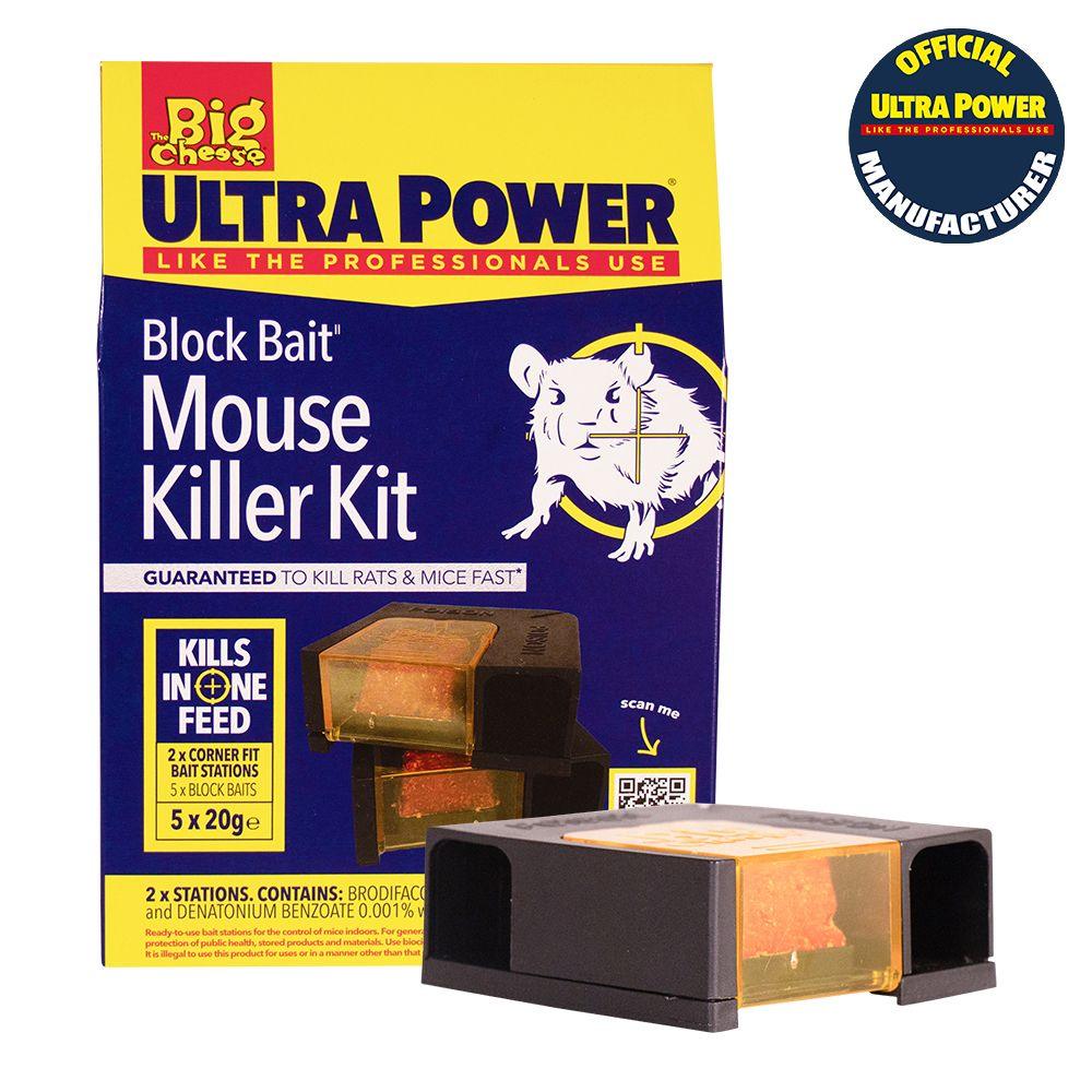 Ultra Power Block Bait2 Mice Killer Kit - North East Pet Shop Big Cheese Ultra Power