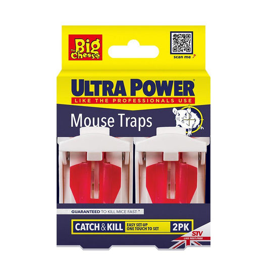 Ultra Power Mouse Trap Baited 2Pack - North East Pet Shop Big Cheese Ultra Power