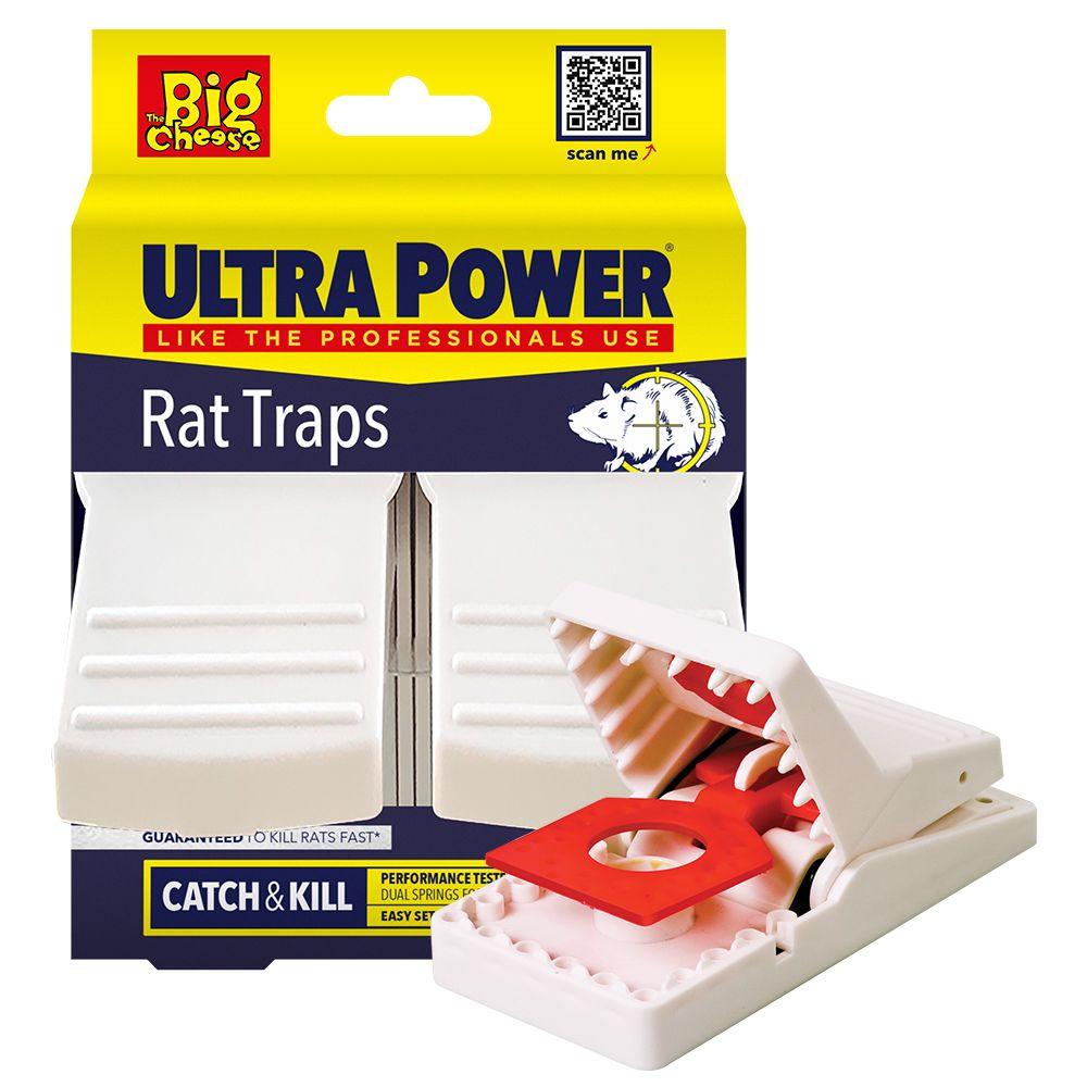 Ultra Power Rat Trap Baited 2Pack - North East Pet Shop Big Cheese Ultra Power