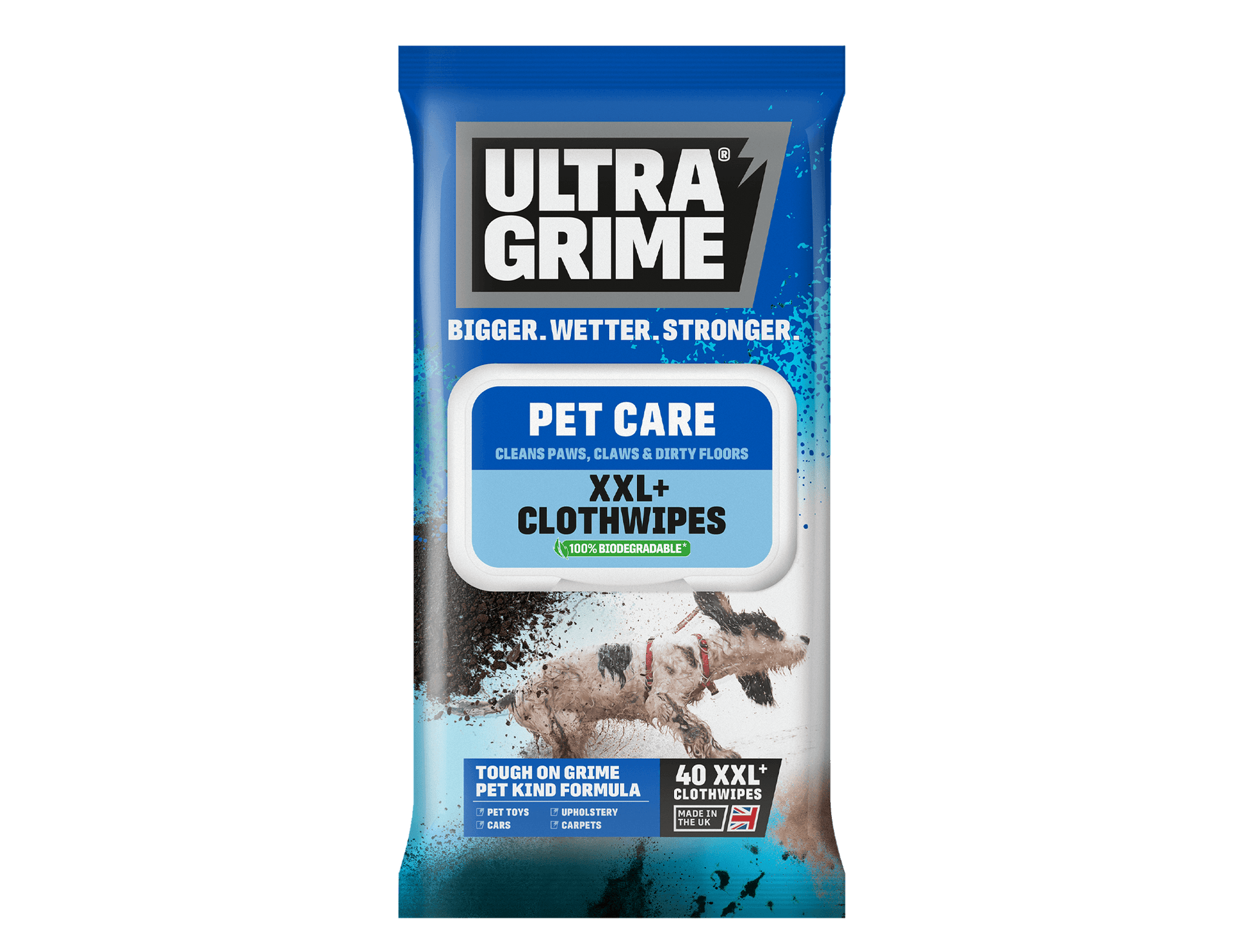 UltraGrime XXL Pet Care Clothwipes 40pk - SALE - North East Pet Shop Ultra Grime