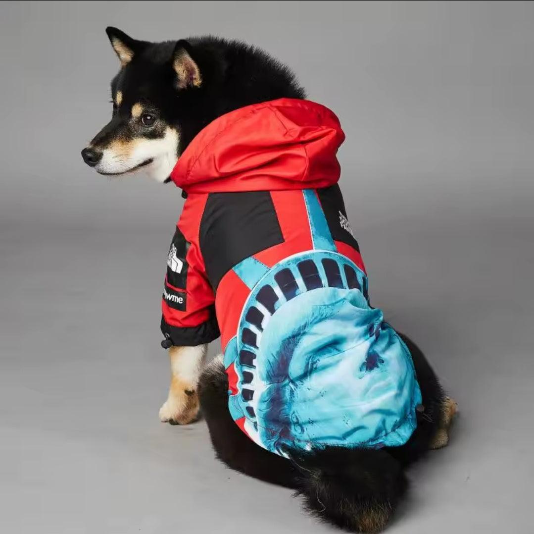 USA Waterproof Dog Coat - North East Pet Shop Dog Shack UK