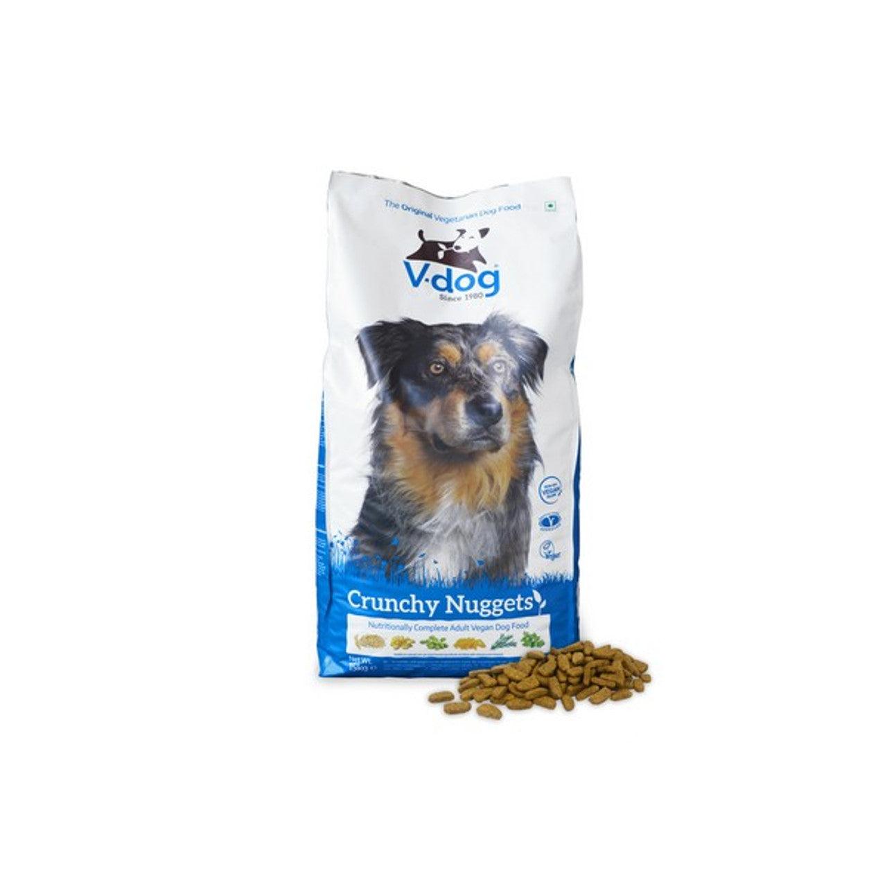 V-Dog Crunchy Nuggets (Vegan) 15kg - North East Pet Shop V-Dog