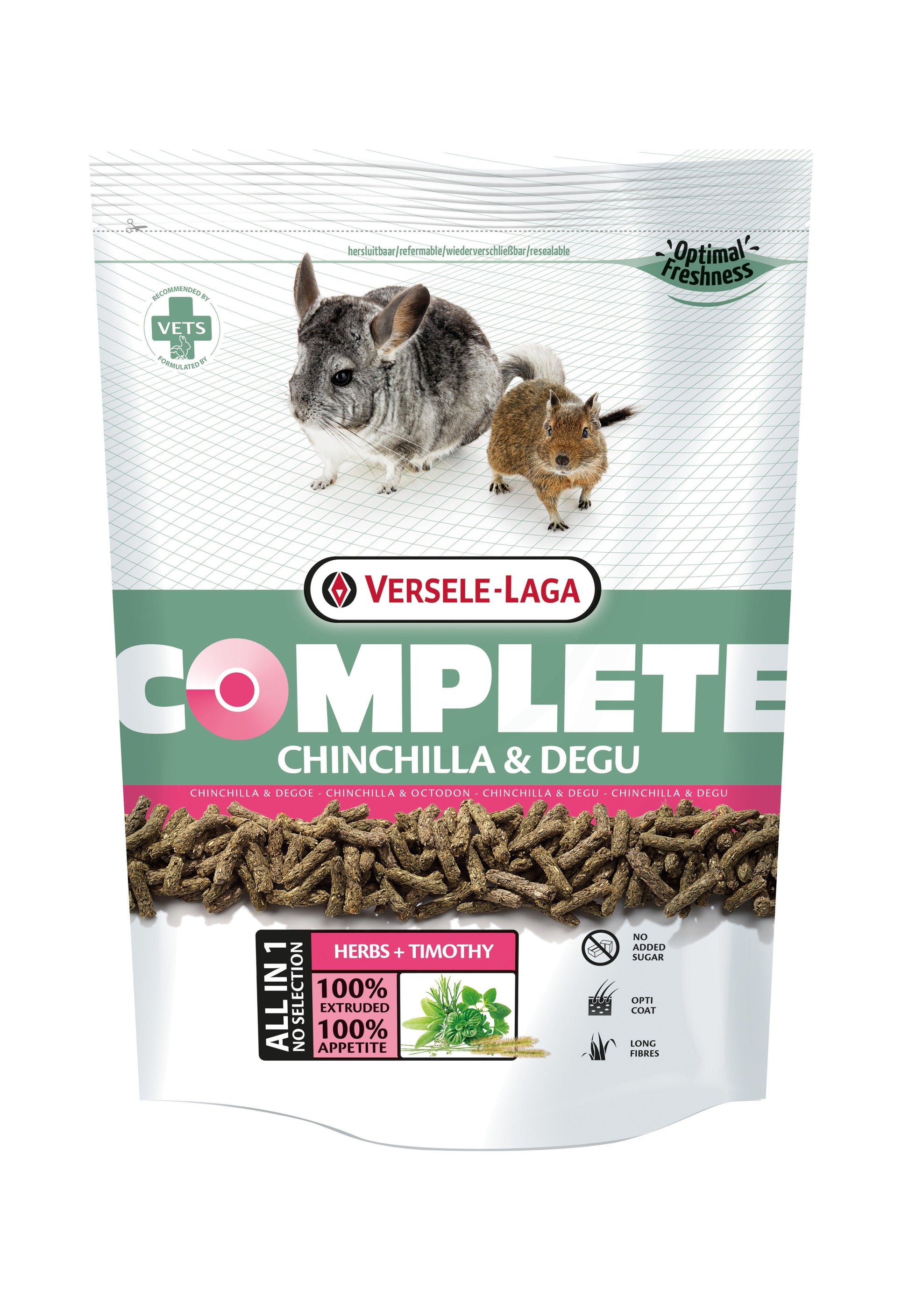 Versele Laga Chinchilla & Degu Complete 3kg - North East Pet Shop Versele Laga