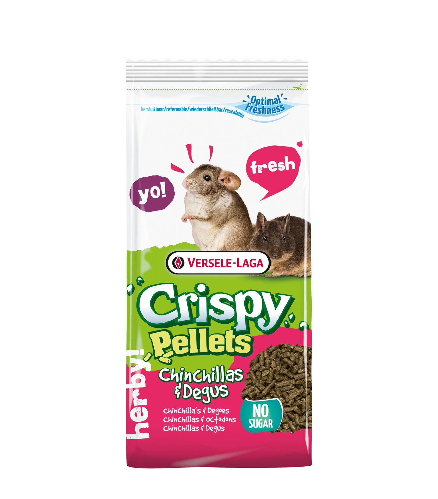 Versele Laga Crispy Pellets Chinchillas & Degus 1kg - North East Pet Shop Versele Laga