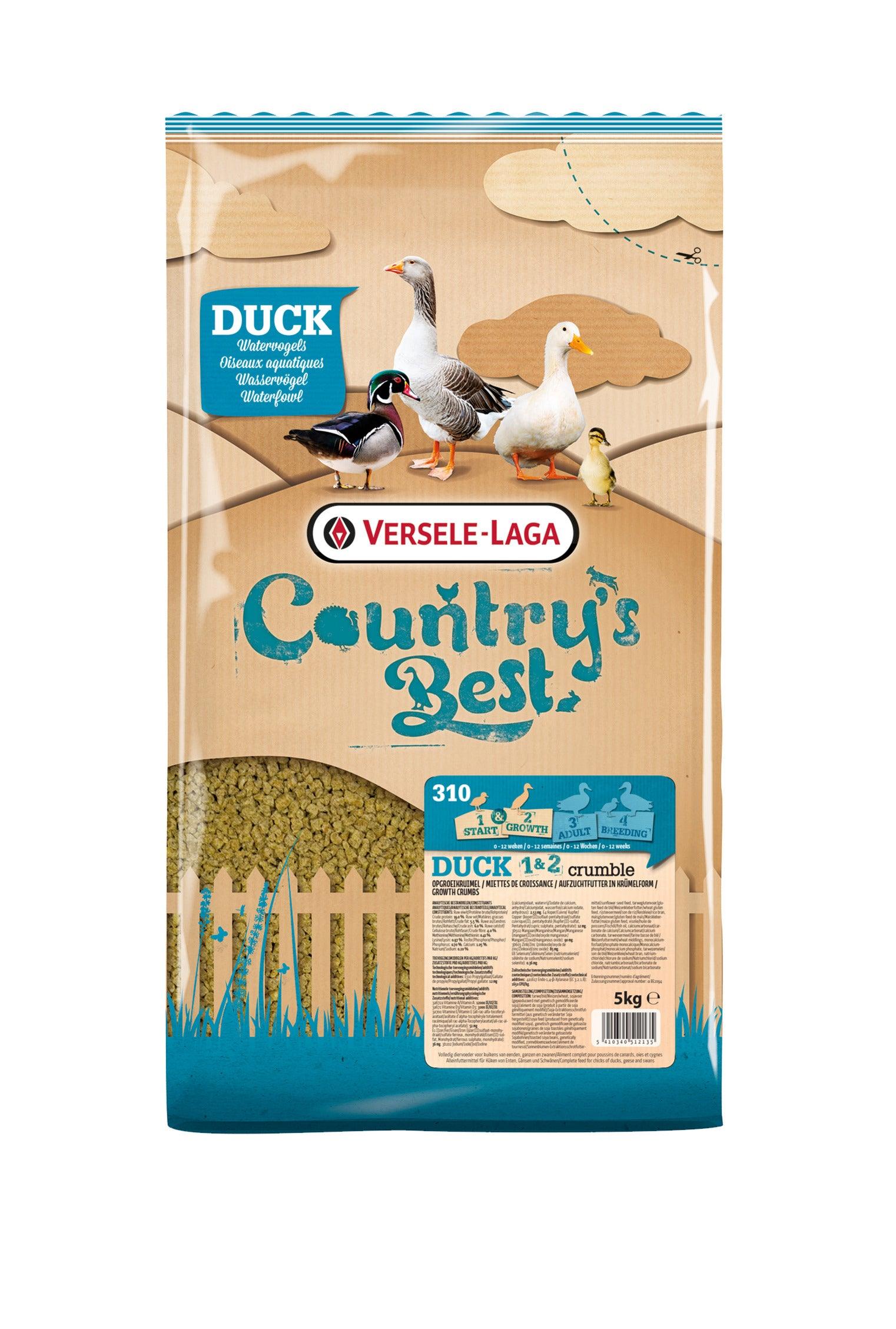 Versele Laga Duck 1 & 2 Crumble - North East Pet Shop Versele Laga