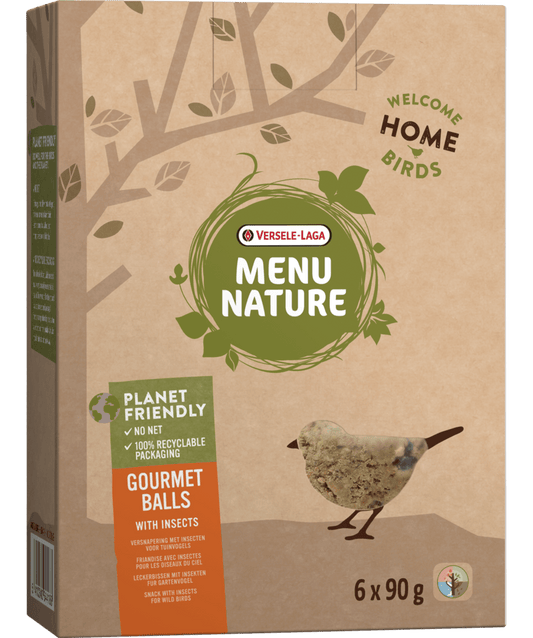 Versele Laga Menu Nature Gourmet Ball Insect 6x90g - North East Pet Shop Versele Laga