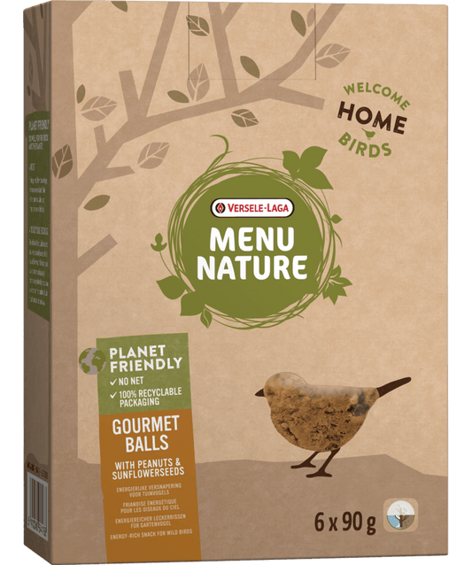 Versele Laga Menu Nature Gourmet Ball Peanut 6x90g - North East Pet Shop Versele Laga