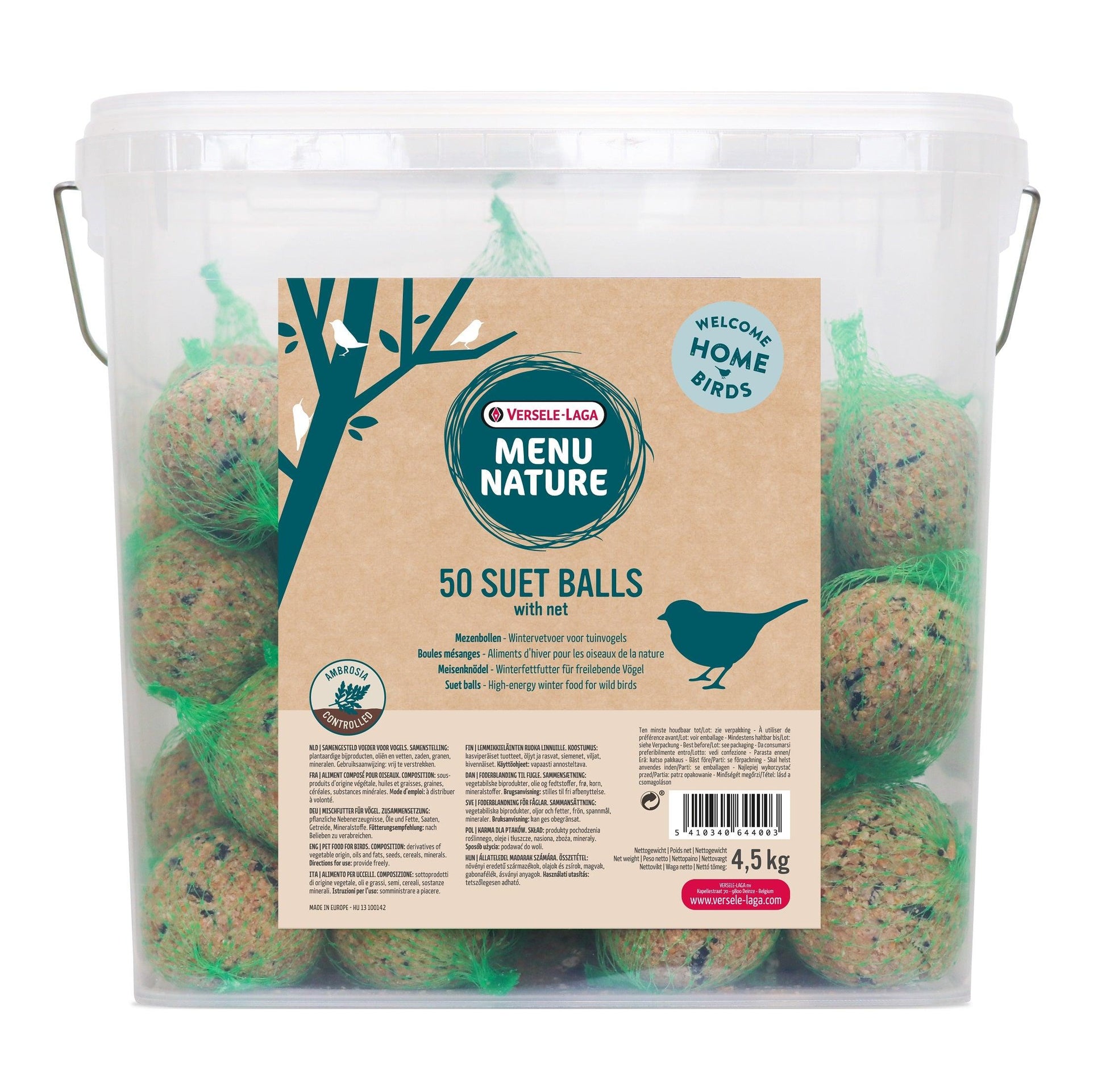 Versele Laga Menu Nature Tub Fatballs in Nets x50 - North East Pet Shop Versele Laga