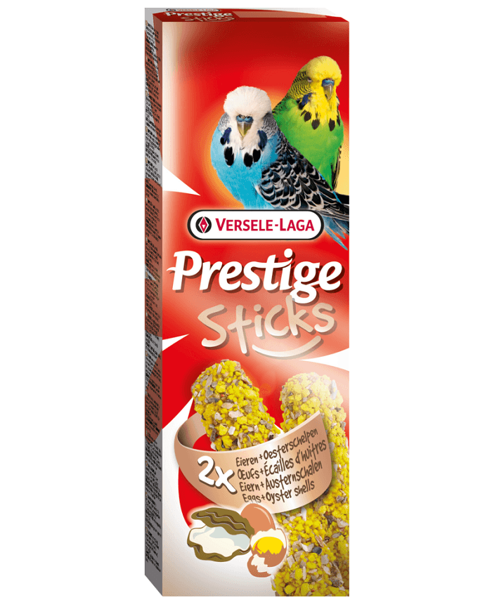 Versele Laga Prestige Sticks Budgie Egg & Oyster Shell 10 x 60g - North East Pet Shop Versele Laga