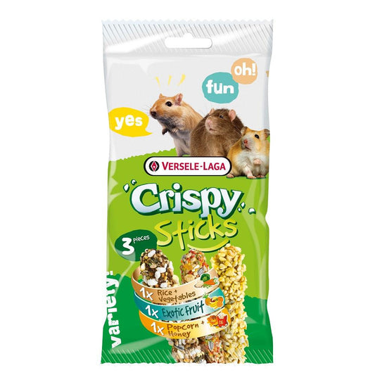 Versele Laga Stick Omnivores Triple Variety 8x160g - North East Pet Shop Versele Laga