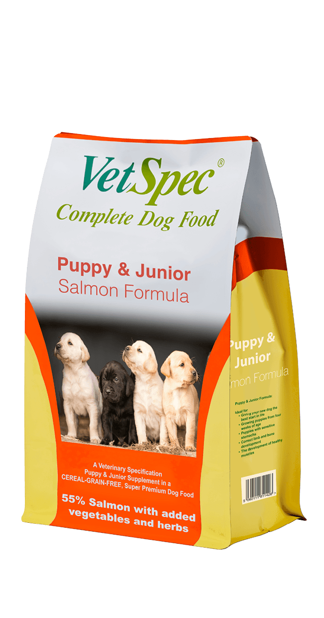 VetSpec Complete Puppy & Junior Salmon - North East Pet Shop VetSpec