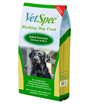 VetSpec Working Dog Adult Chicken - North East Pet Shop VetSpec