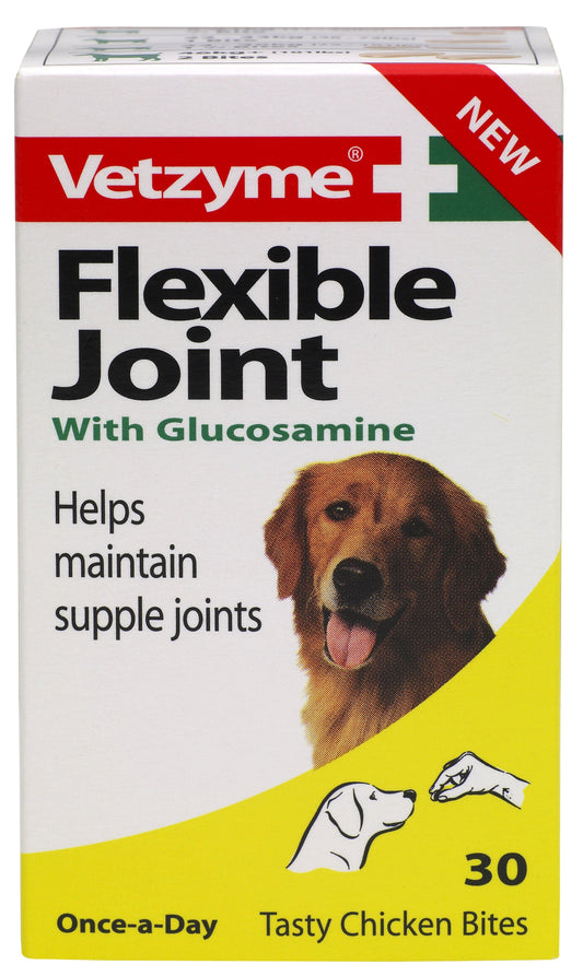 Vetzyme Flexible Joint Tablets x6 - North East Pet Shop Vetzyme