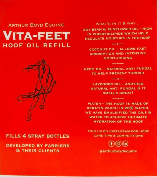 VITA-FEET Hoof Oil Refill - North East Pet Shop Arthur Boyd