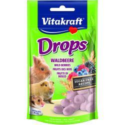 Vitakraft Small Animal Drops - Wildberry, 75g 25787 - North East Pet Shop Vitakraft