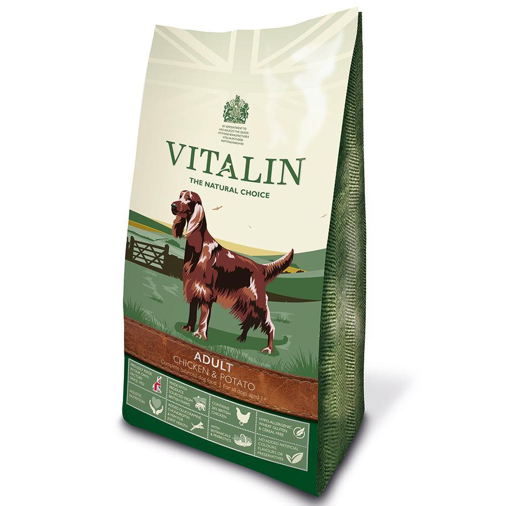 Vitalin Adult Grain Free Chicken & Potato 8kg - North East Pet Shop Vitalin