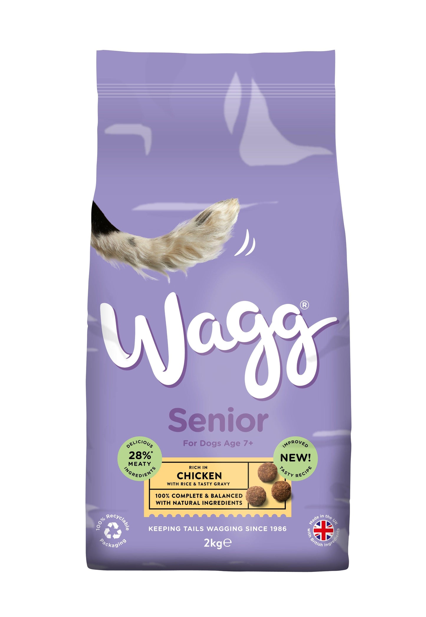 Wagg Senior Chicken 2kg - North East Pet Shop Wagg