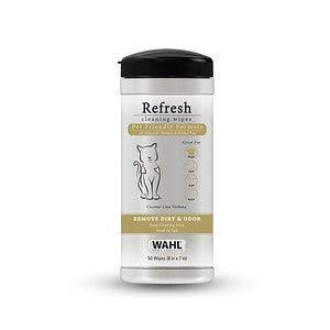 Wahl Cat Refresh Cleaning Wipes x50 - North East Pet Shop Wahl