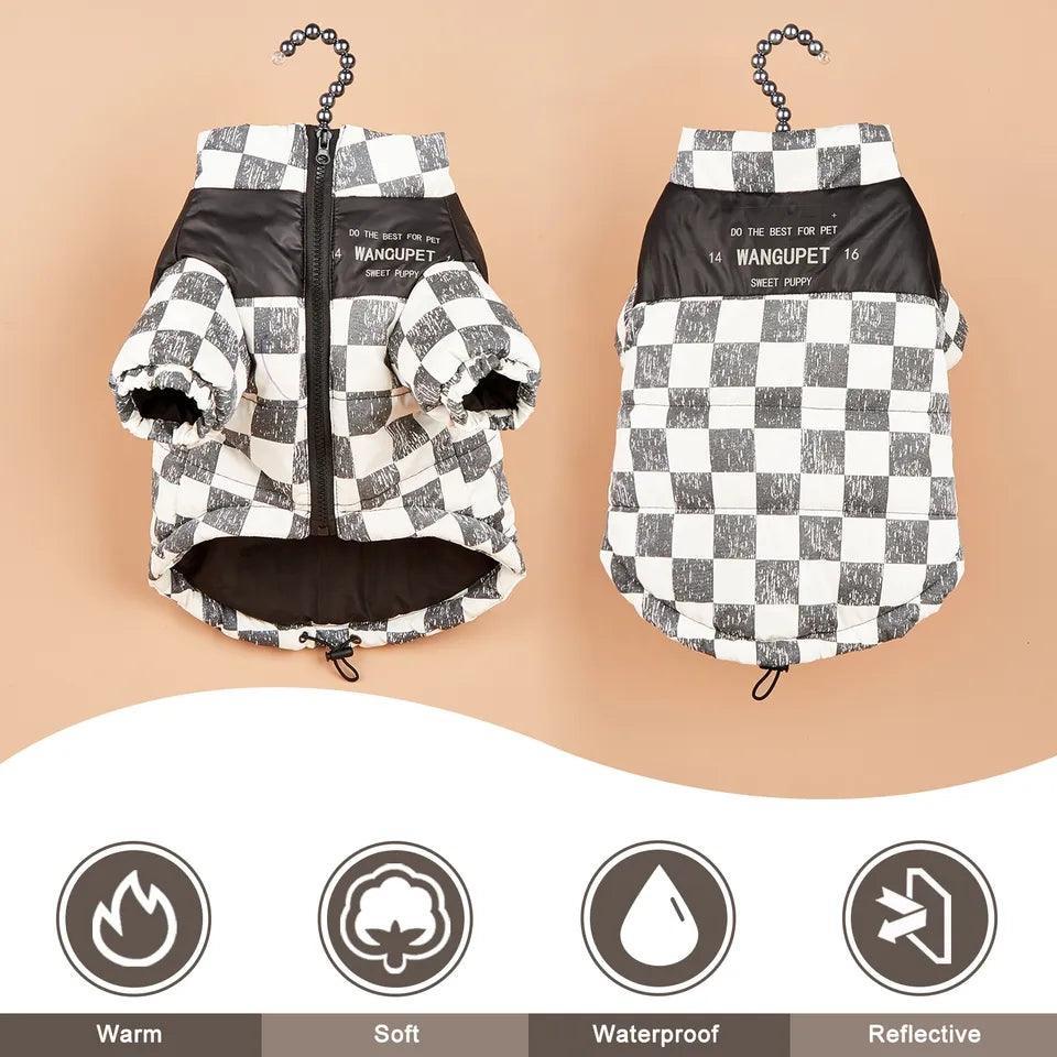 Wangupet Fashion Check Jacket - North East Pet Shop Dog Shack UK