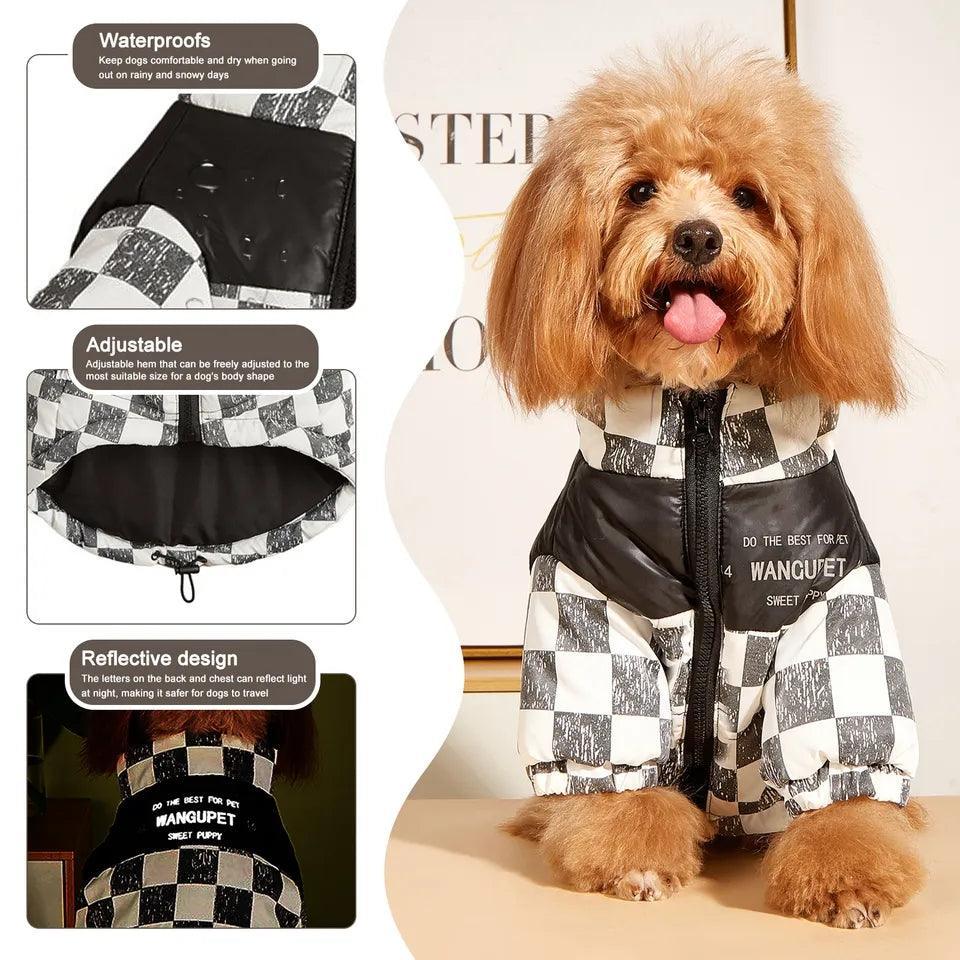 Wangupet Fashion Check Jacket - North East Pet Shop Dog Shack UK