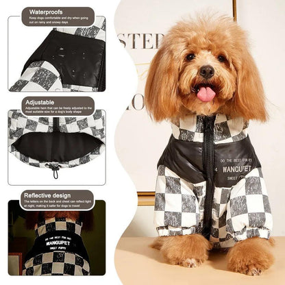 Wangupet Fashion Check Jacket - North East Pet Shop Dog Shack UK