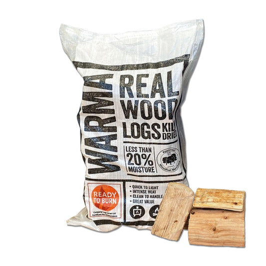 Warma Kiln Dried Medium Real Wood Logs - North East Pet Shop Logs Direct