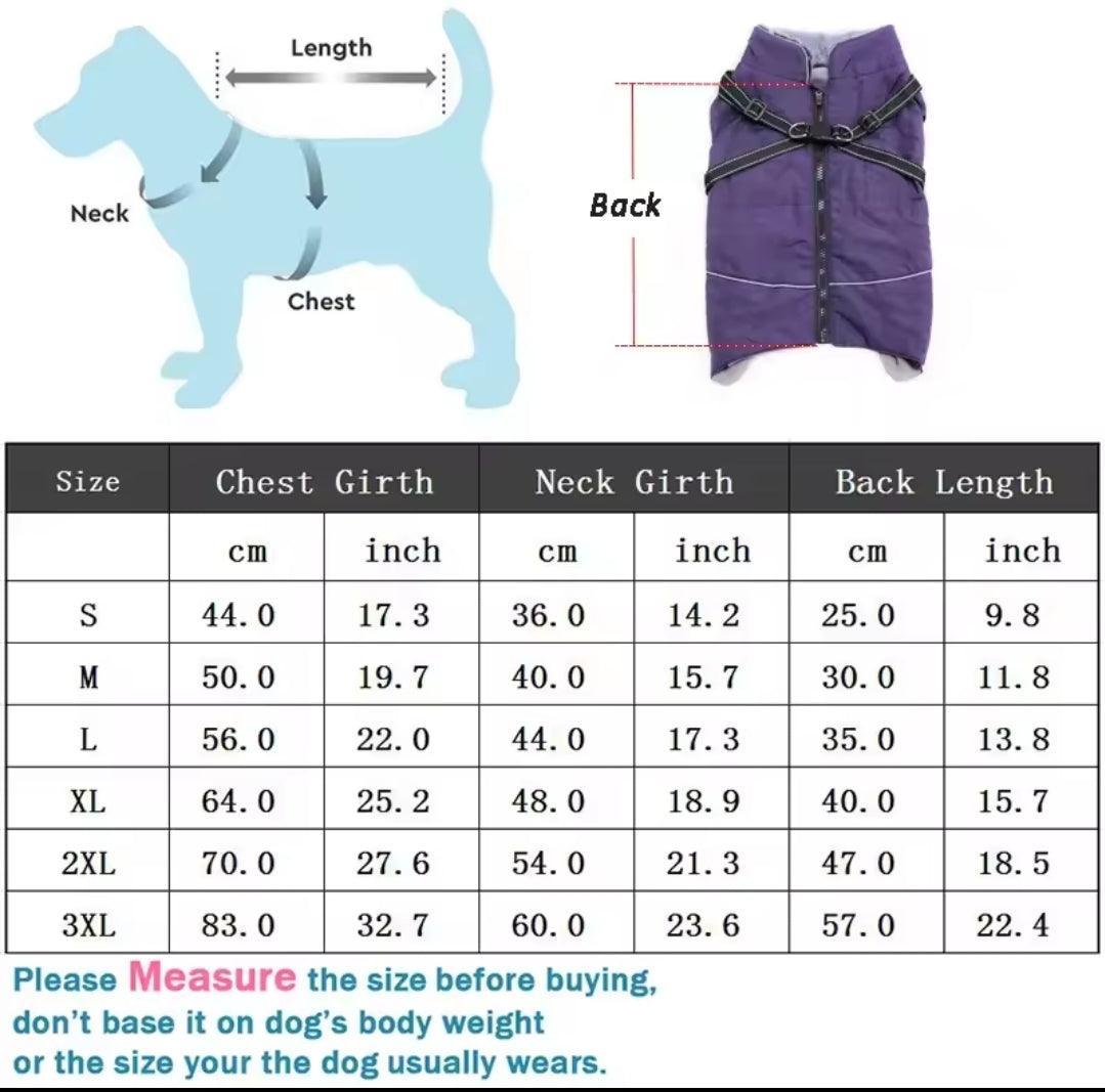 Waterproof Harness Coat - North East Pet Shop North East Pet Shop