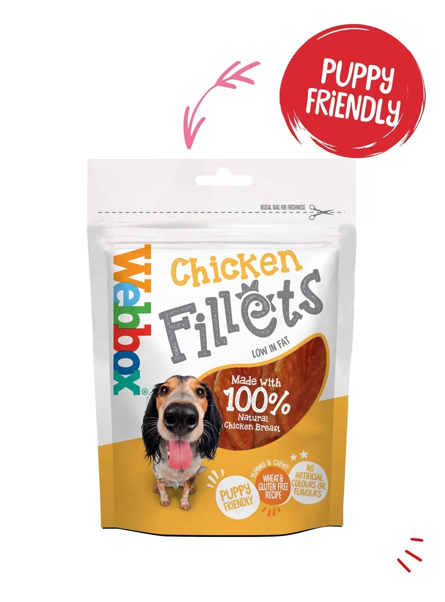 Webbox Chicken Filltes 15x100g - North East Pet Shop Webbox