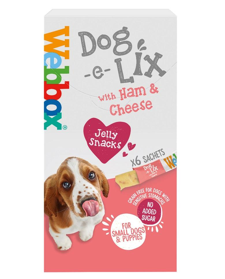 Webbox Dog-e-Lix Jelly Ham&Cheese 90g - North East Pet Shop Webbox