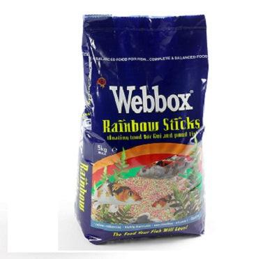 Webbox Fish Rainbow Pond Sticks - North East Pet Shop Webbox