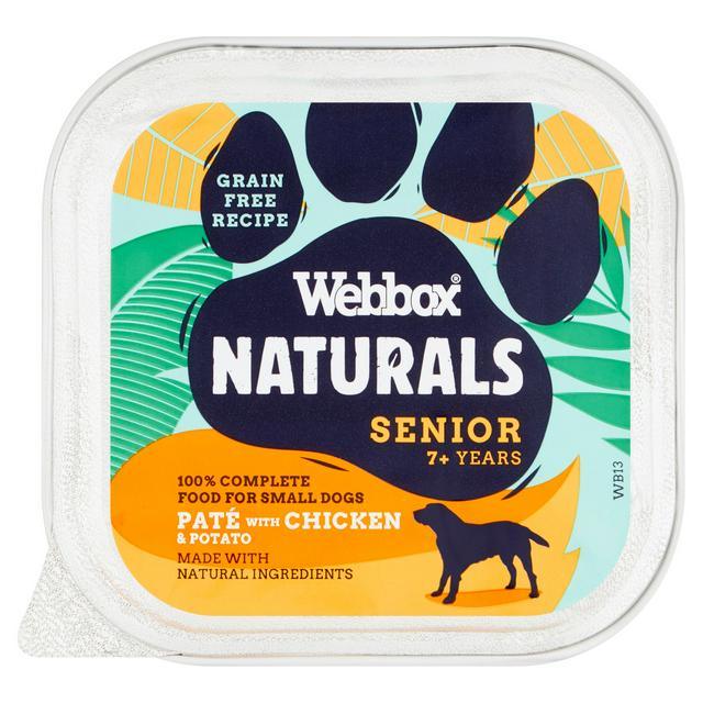 Webbox Natural Dog Senior Chicken Pate 11x150g - North East Pet Shop Webbox