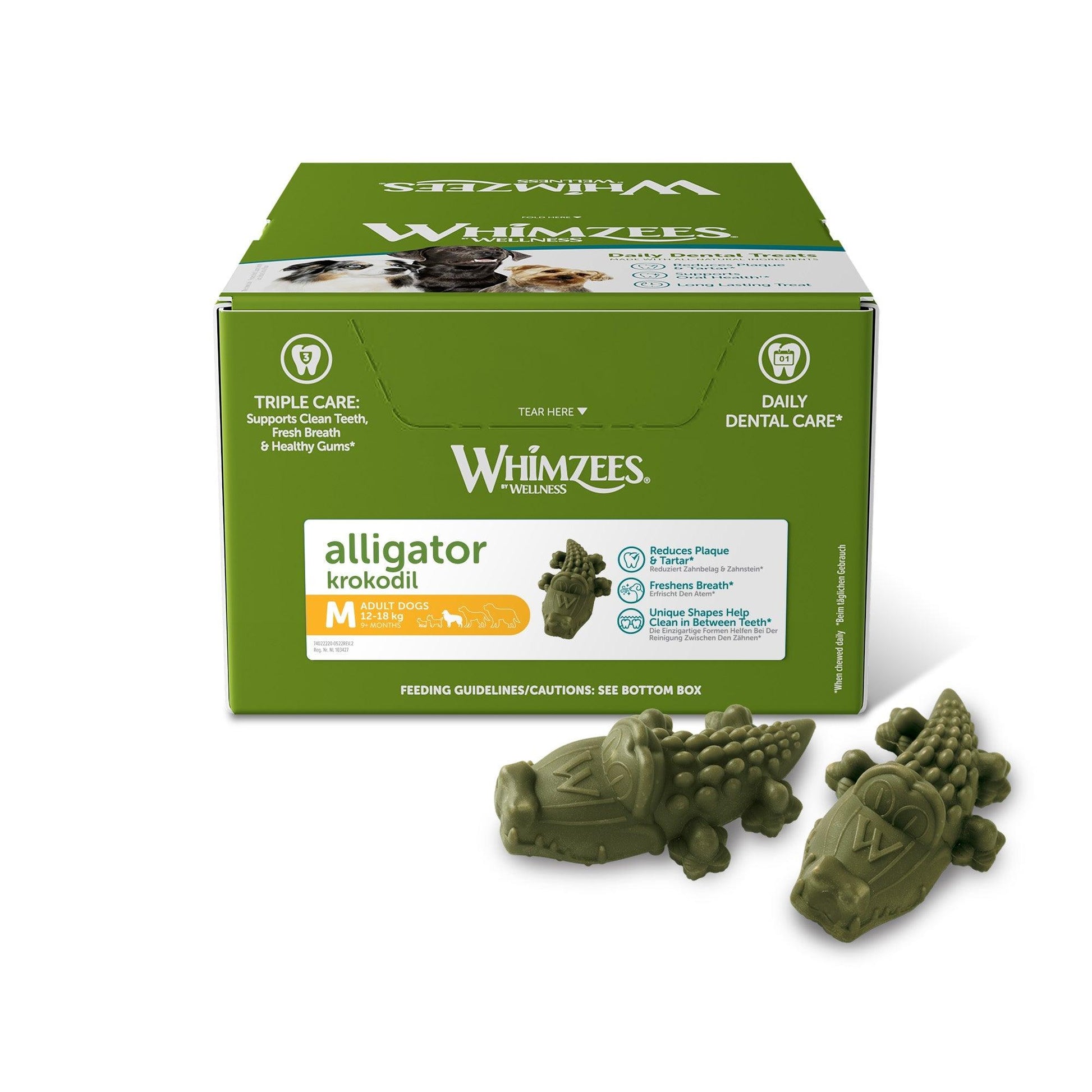 Whimzees Alligator Medium - North East Pet Shop Whimzees