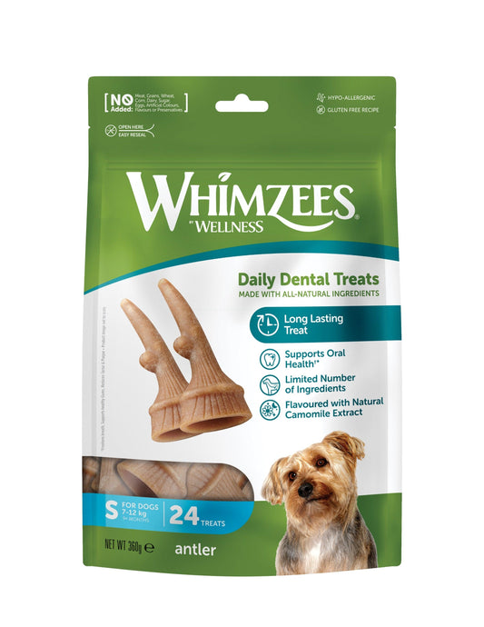 Whimzees Antler Small 24pk - North East Pet Shop Whimzees