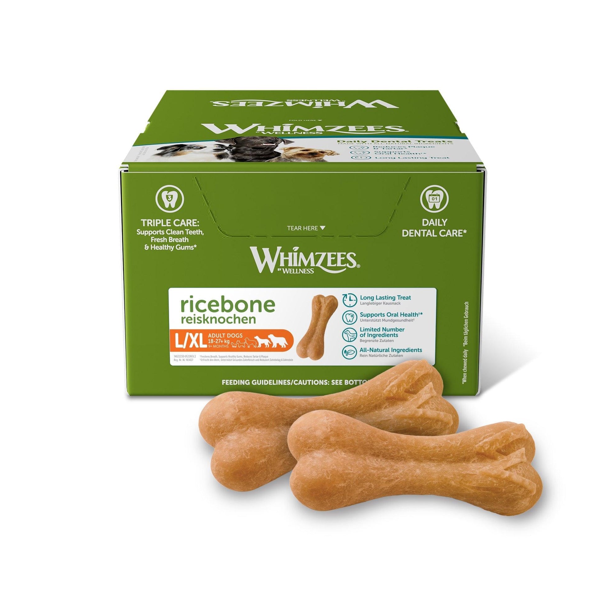 Whimzees Rice Bone XL/Large - North East Pet Shop Whimzees