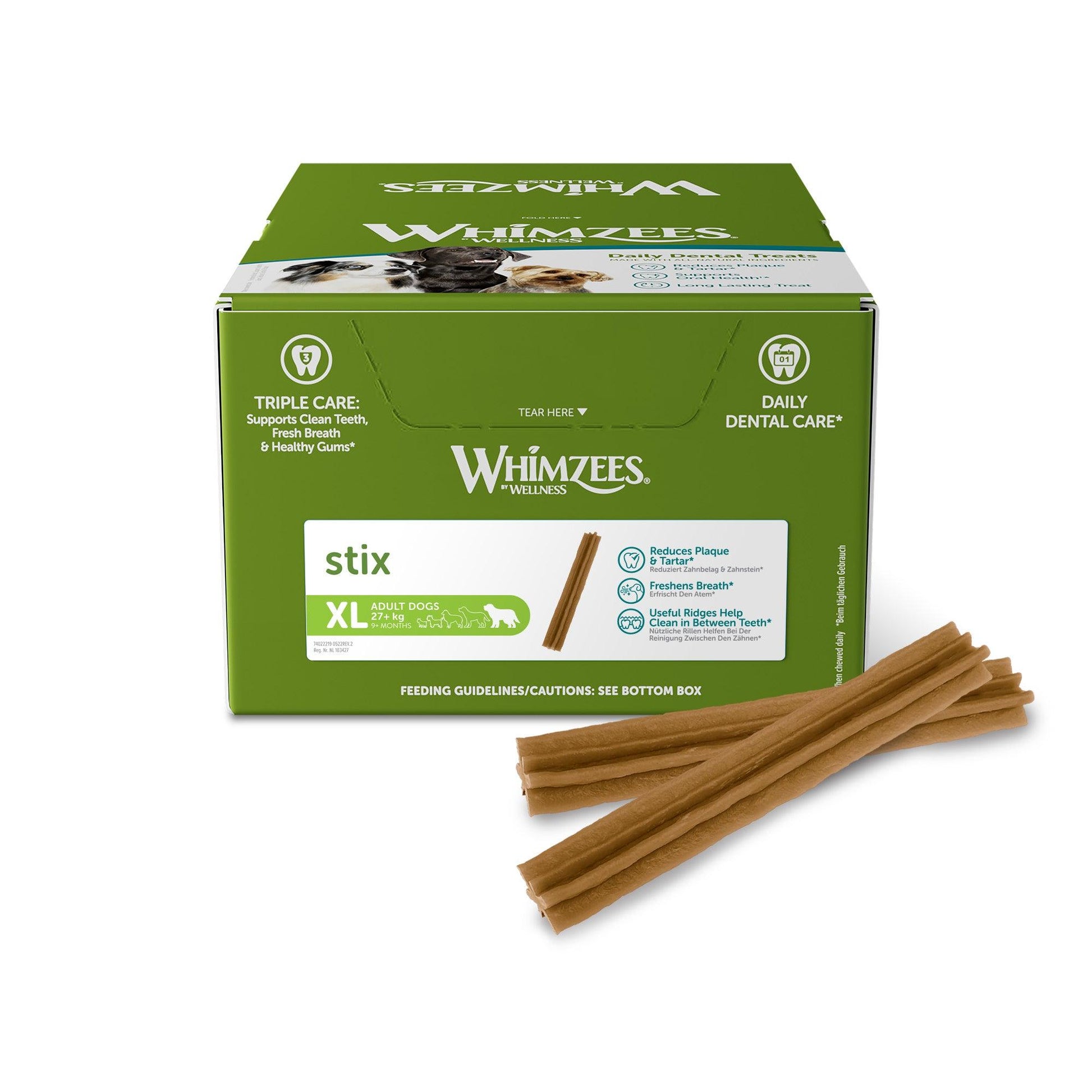 Whimzees Stix Box XL 30x240mm - North East Pet Shop Whimzees