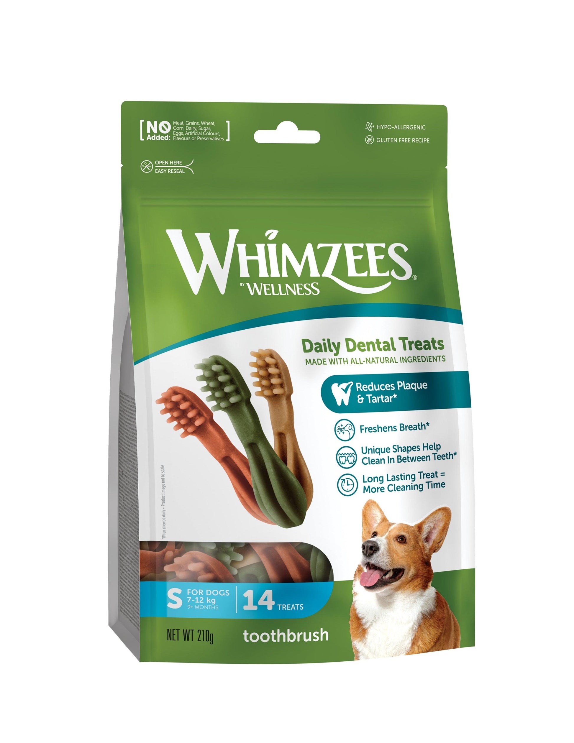 Whimzees Toothbrush Sml Week Pk14 - North East Pet Shop Whimzees